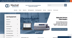 Desktop Screenshot of marshallscientific.com